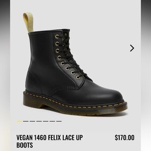 DR. MARTENS VEGAN leather boots